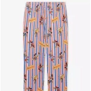 Disney Mickey & Friends Circus Striped Unisex Sleep Pants